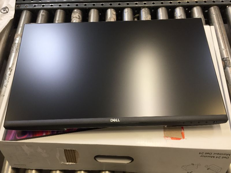 Photo 2 of Dell S2421HN 24 Inch Full HD 1080p (1920 x 1080) 75Hz IPS Ultra-Thin Bezel Monitor 2 x HDMI Ports, Audio Line Out, Adaptive AMD FreeSync, Silver
