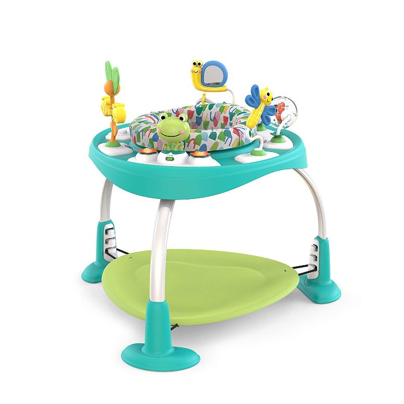 Photo 1 of Bright Starts Bounce Baby 2-in-1 Activity Jumper & Table, Playful Pond
