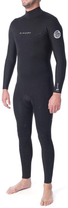 Photo 1 of Rip Curl Men's Dawn Patrol 4/3mm Back Zip Full Wetsuit - Black M/S