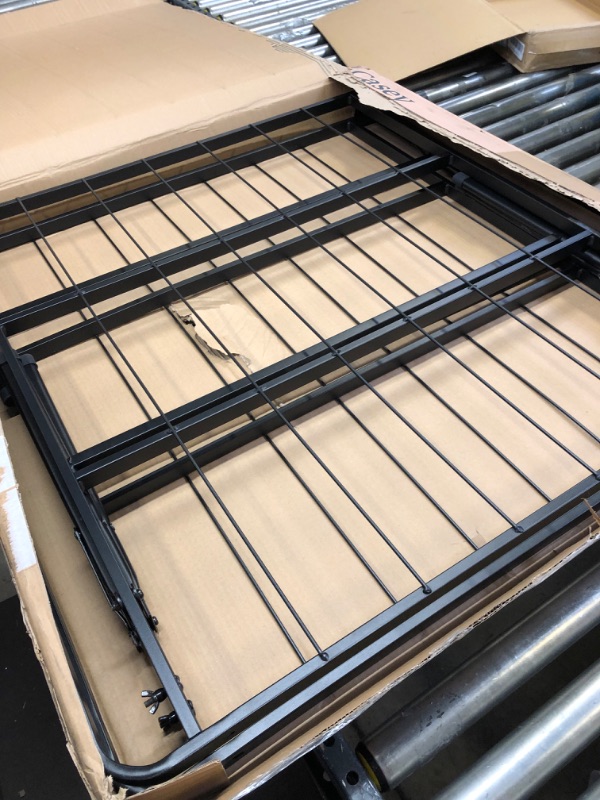 Photo 3 of ZINUS SmartBase Heavy Duty Mattress Foundation / 18 Inch Metal Platform Bed Frame / No Box Spring Needed / Sturdy Steel Frame / Underbed Storage, Twin XL
