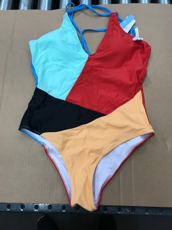 Photo 1 of CUPSHE Women's Bikini one piece colorful design