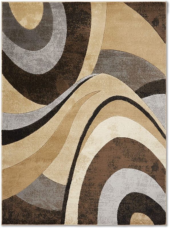 Photo 1 of 18.9"x31.5" scatter rug brown/abstract 