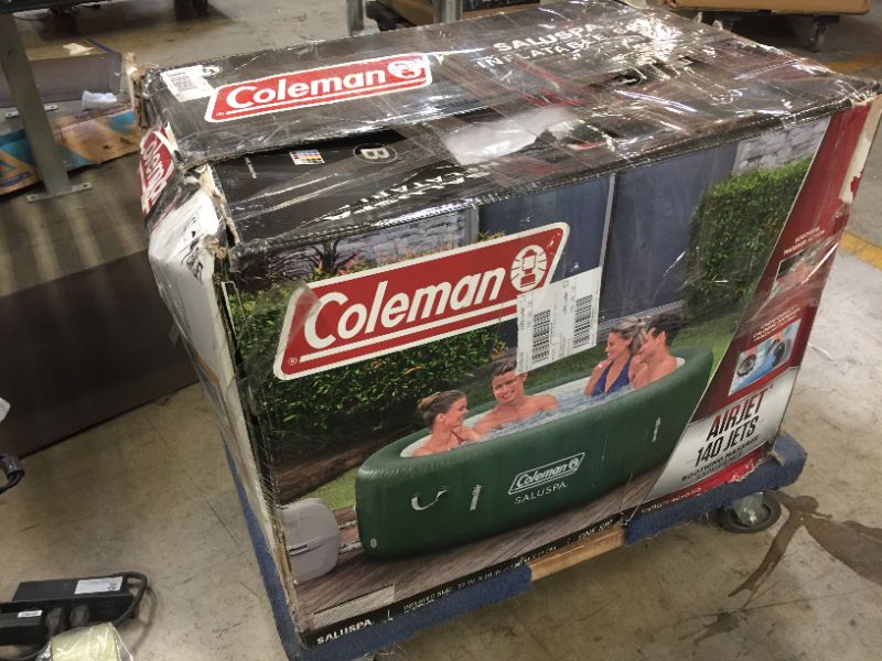 Photo 5 of Coleman SaluSpa 4-6 Person Inflatable Portable Massage Hot Tub Spa