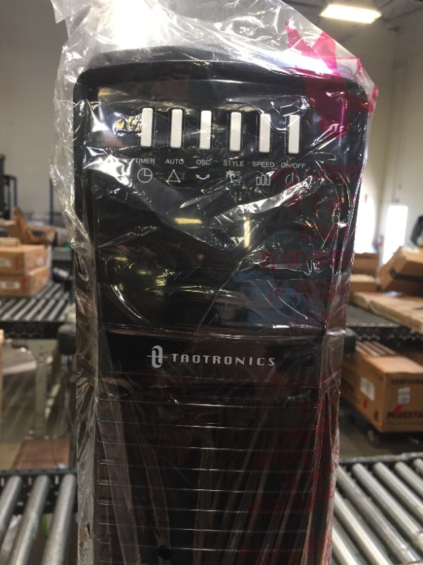 Photo 1 of Tower Fan, Dreo 90° Oscillating Fans with Remote, Quiet Cooling,12 Modes, 12H Timer, Space-Saving, LED Display with Touch Control, 40” Portable Floor Bladeless Fan for Bedroom Living Rooms Office