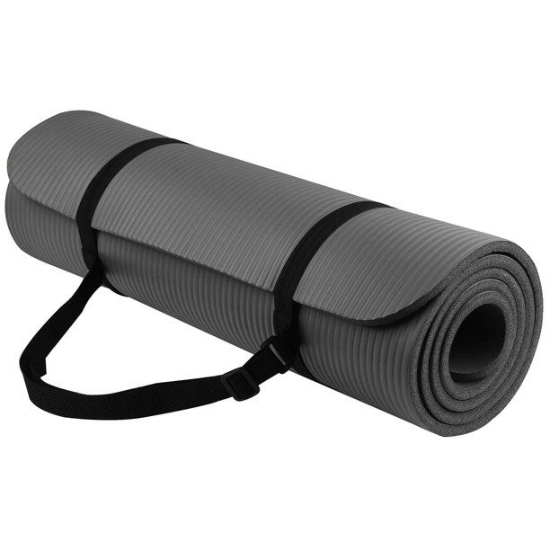 Photo 1 of BalanceFrom 1/2 In. Yoga Mat, Gray
