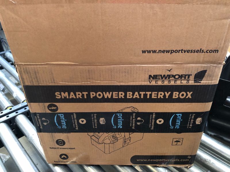 Photo 1 of Newport Vessels Trolling Motor Smart Battery Box Power Center Black