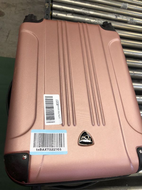 Photo 4 of Travelers Club 3-Pc. Luggage Set Rose Gold