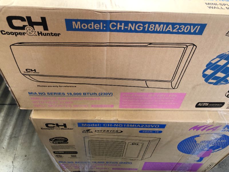 Photo 1 of BTU Mini Split Air Conditioner - Heat Pump - SENL/18CD indoor and outdoor model 