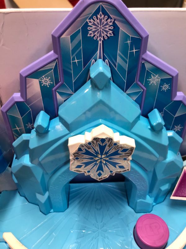 Photo 3 of Fisher-Price Little People Disney Frozen Elsa's Ice Palace, Musical Light-Up Playset
