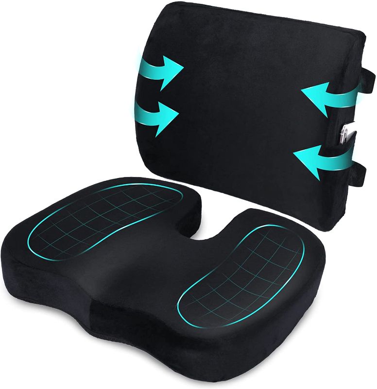 Photo 1 of  Seat Cushion and Lumbar Support Pillow  
