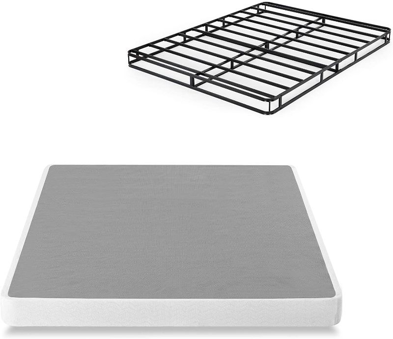 Photo 1 of ZINUS 5 Inch Metal Smart Box Spring / Mattress Foundation / Strong Metal Frame / Easy Assembly, Queen
