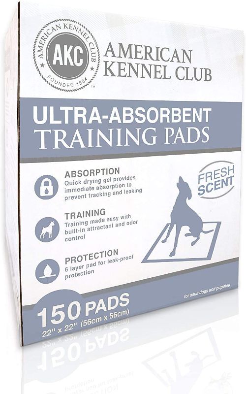 Photo 1 of American Kennel Club Pet Training and Puppy Pads, Regular and Extra Large
