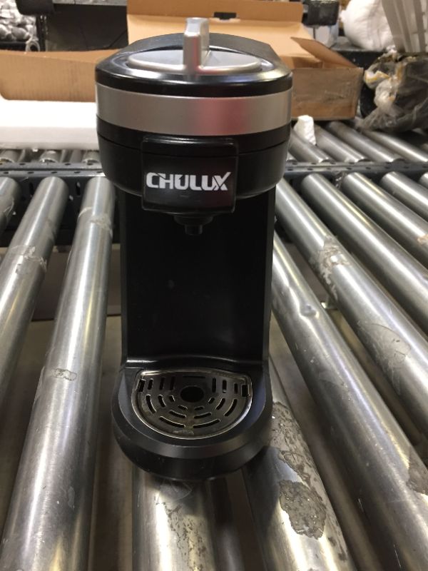 Photo 2 of CHULUX Single Serve Coffee Maker Brewer for Single Cup Capsule with 12 Ounce Reservoir,Black
