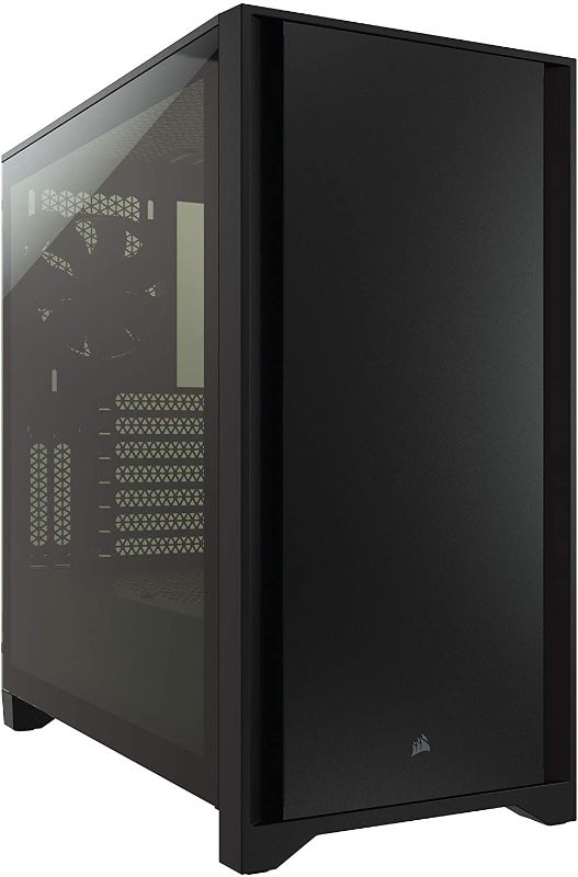 Photo 1 of Corsair 4000D Tempered Glass Mid-Tower ATX PC Case - Black
