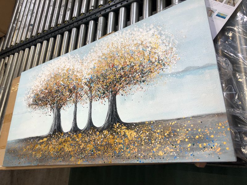 Photo 1 of 4 x 2 feet painting tree themed 