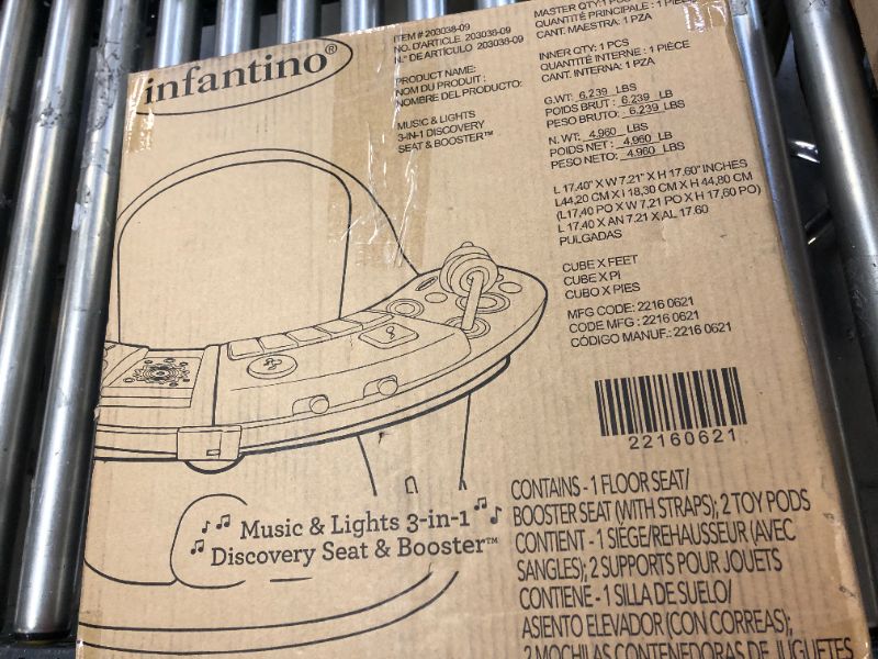 Photo 1 of Infantino Music and Lights 3-in-1 Discovery Seat and Booster - Convertible Booster