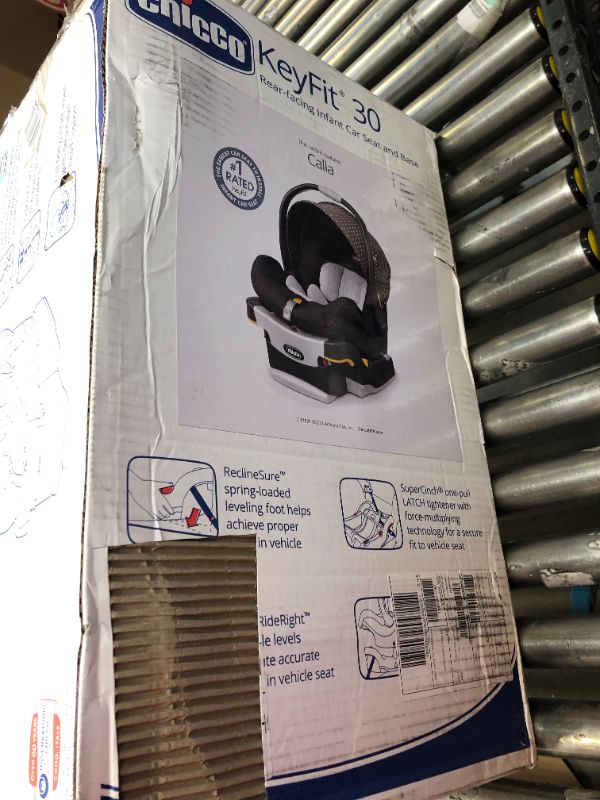 Photo 3 of Chicco KeyFit 30 Infant Car Seat and Base | Rear-Facing Seat for Infants 4-30 lbs.| Infant Head and Body Support | Compatible with Chicco Strollers | Baby Travel Gear
