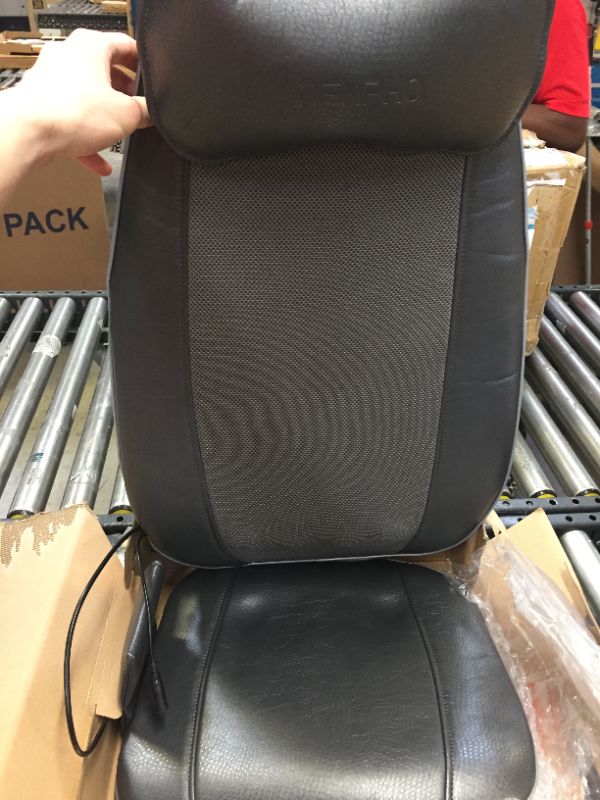 Photo 3 of Back Massager, RENPHO S-Shaped Shiatsu Massage Seat Cushion with Vibration, Heat, Deep Kneading Rolling, Massage Chair Pad for Shoulder, Waist,Hips,Muscle Pain Relief, Home/Office
