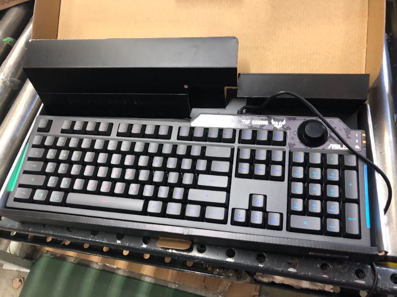 Photo 2 of ASUS TUF Gaming K1 RGB Wired Keyboard, Black
