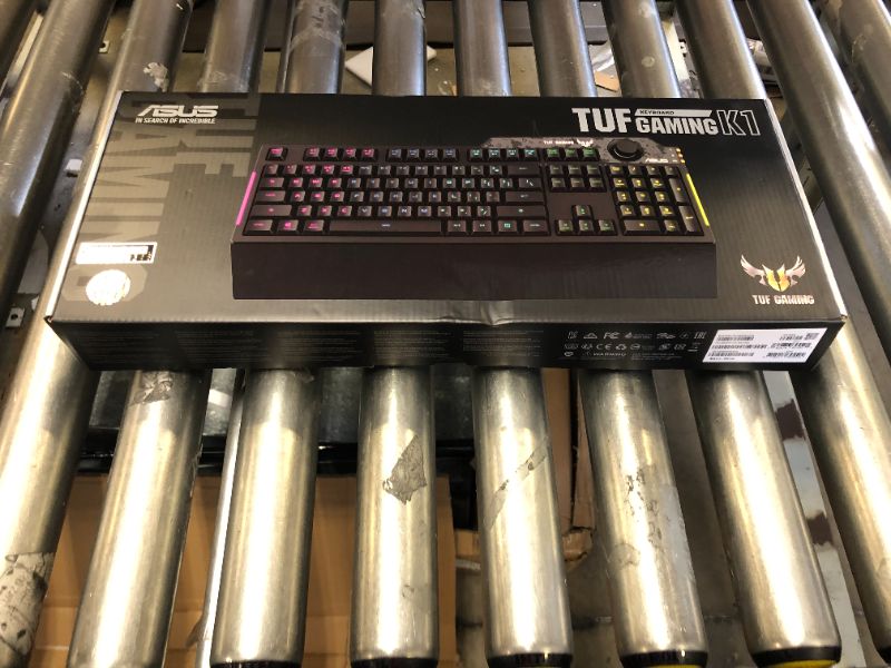 Photo 3 of ASUS TUF Gaming K1 RGB Wired Keyboard, Black
