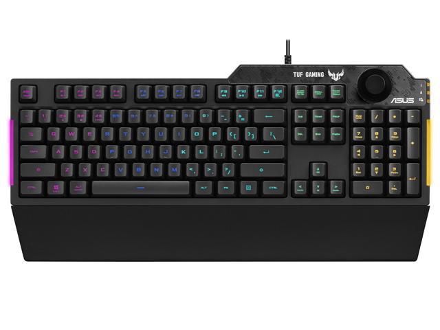 Photo 1 of ASUS TUF Gaming K1 RGB Wired Keyboard, Black
