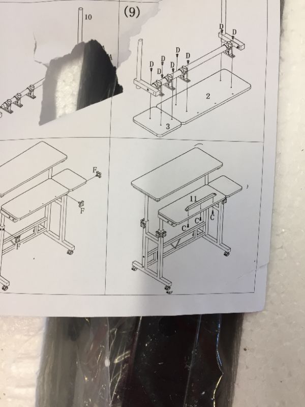 Photo 5 of Small two tier computer desk