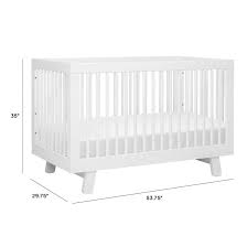 Photo 1 of Babyletto Hudson 3-in-1 Convertible Crib with Toddler Rail, Greenguard Gold Cert