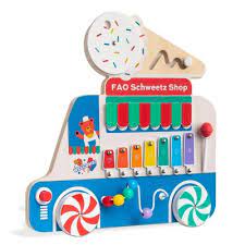 Photo 1 of FAO Schwarz Toy Wood Sensory Board

