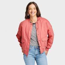 Photo 1 of Women's Quilted Utility Jacket - Universal Thread™ medium

