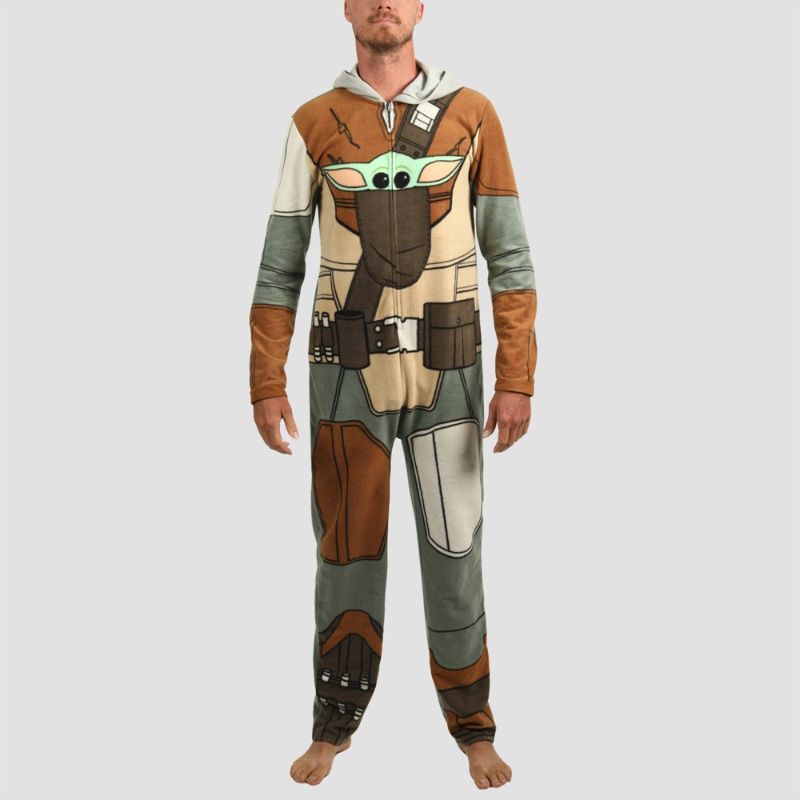 Photo 1 of Men's Star Wars: the Mandaorian Union Suit - LARGE 
