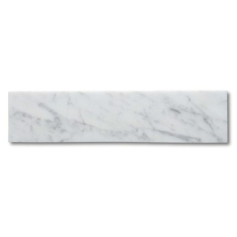 Photo 1 of 1 SQ FT Carrara White Marble 3x12 Subway Tile Polished
