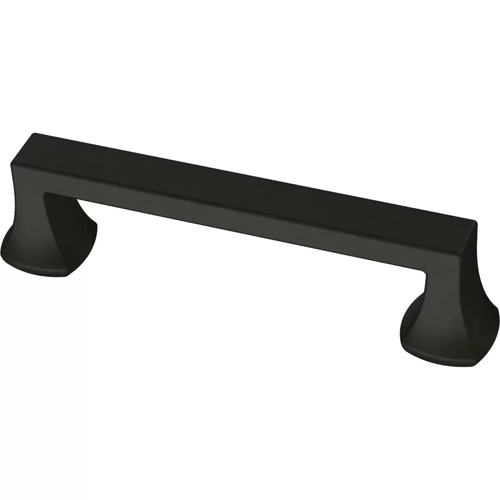 Photo 1 of 2 PACK Liberty Mandara 3-3/4 in. (96 mm) Matte Black Drawer Pull
