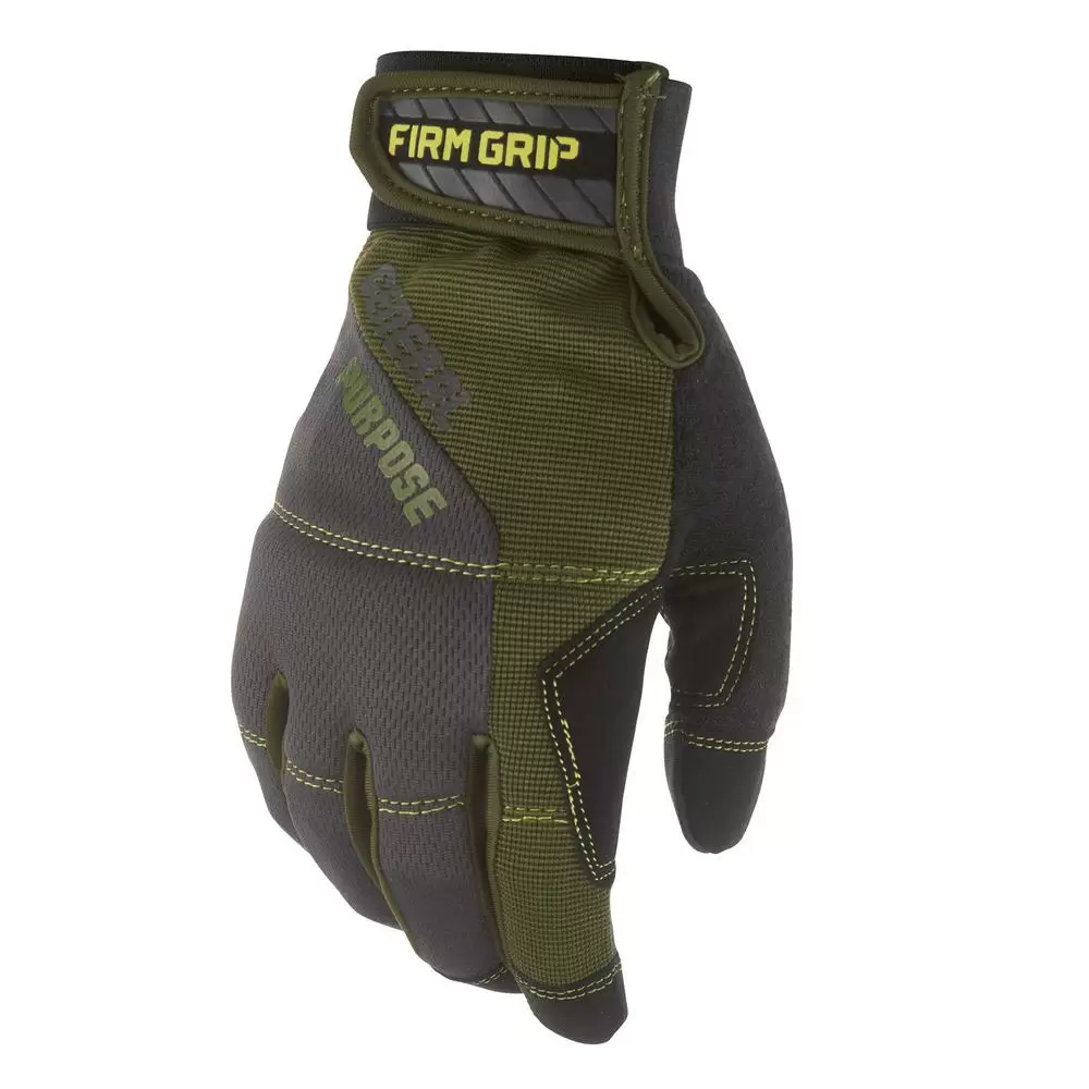 Photo 1 of FIRM GRIP General Purpose Landscape Extra Large Glove (1-Pair), Green
