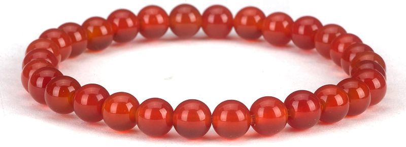 Photo 1 of Cherry Tree Collection | SmalL Sizes | Gemstone Beaded Stretch Bracelet | 6mm Round Beads
