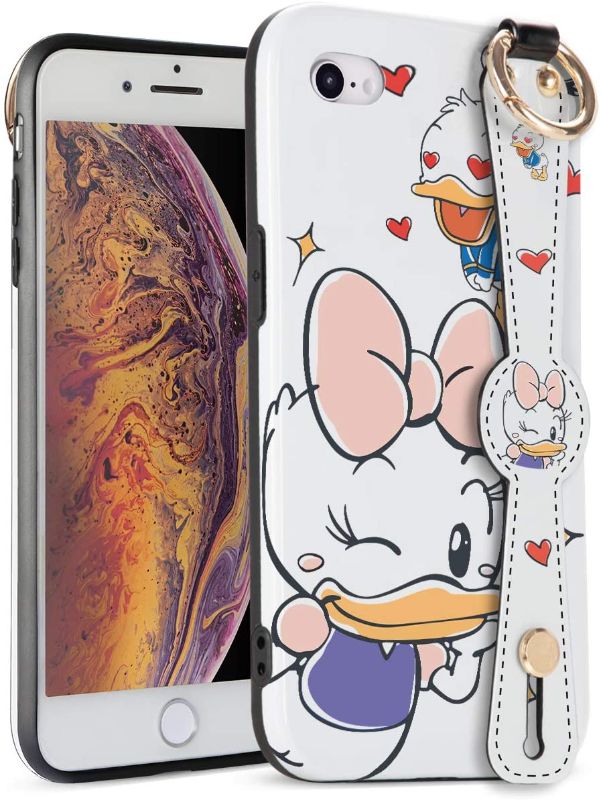 Photo 1 of 2 PACK donald and daisy duck IPHONE 7/8/SE CASE WITH HANDLE AND LANYARD