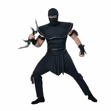 Photo 1 of Stealth Ninja Adult Costume Size Large 42-44
