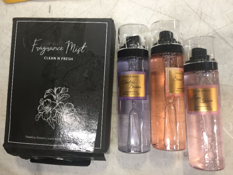 Photo 2 of Body Spray, Body Mist for Women, Fragrance Mist Sets, Pack of 3, Each 3.4 Fl Oz, Total 10.2 Fl Oz, Womens Perfume
