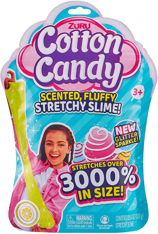 Photo 1 of Oosh Slime Scented Fluffy, Soft and Stretchy Slime, Non-Stick Cotton Candy Slime for Kids - Yellow Lemon
