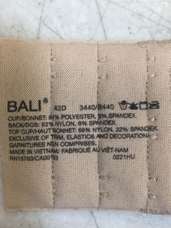 Photo 3 of Beauty by Bali Women's Wirefree Spacer Ultralight Bra B440 - Beige size 42D

