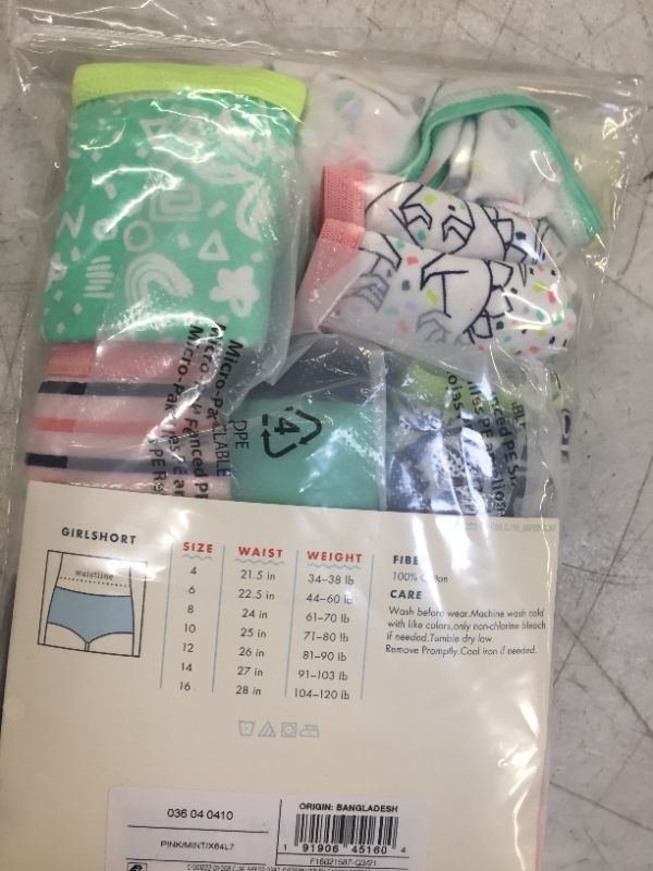 Photo 1 of Girls' 10pk Cotton Underwear - Cat & Jack™ size 4 

