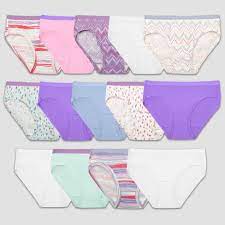 Photo 1 of Fruit of the Loom Girls' 14pk Hipster Underwear - Colors May Vary size 6 

