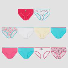 Photo 1 of Hanes Girls' 8pk Cotton Classic Briefs - Colors Vary size 10 

