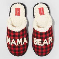 Photo 1 of Women's Family Sleep Mama Bear Slippers - Wondershop™ Red size medium 7-8 