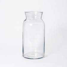Photo 1 of 14" x 7" Tall Glass Vase - Threshold™ designed with Studio McGee

