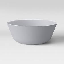 Photo 1 of 114oz Plastic Serving Bowl Gray - Room Essentials