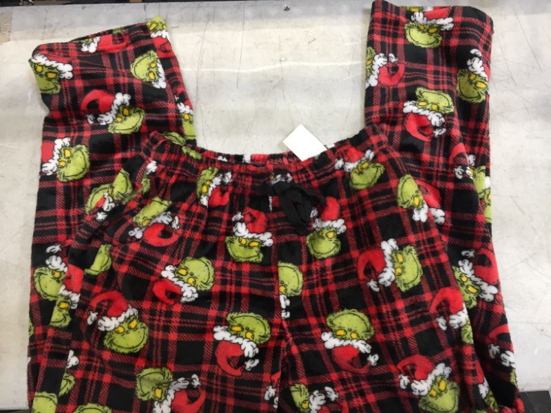 Photo 2 of Men's The Grinch Dr. Seuss Pajama Pants - Red size small 