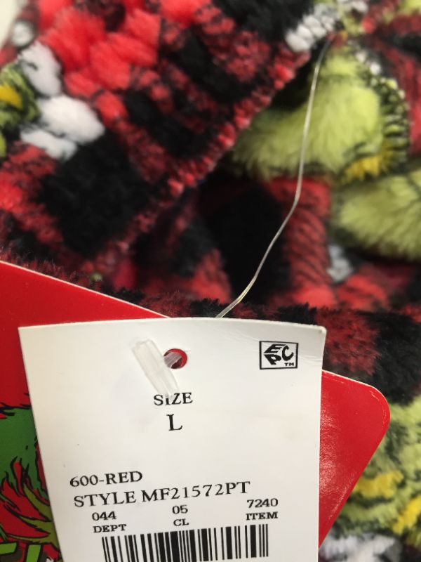 Photo 3 of Men's The Grinch Dr. Seuss Pajama Pants - Red size small 