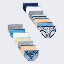 Photo 1 of Hanes Girls' 12pk Briefs - Colors May Vary size 8--not 14 