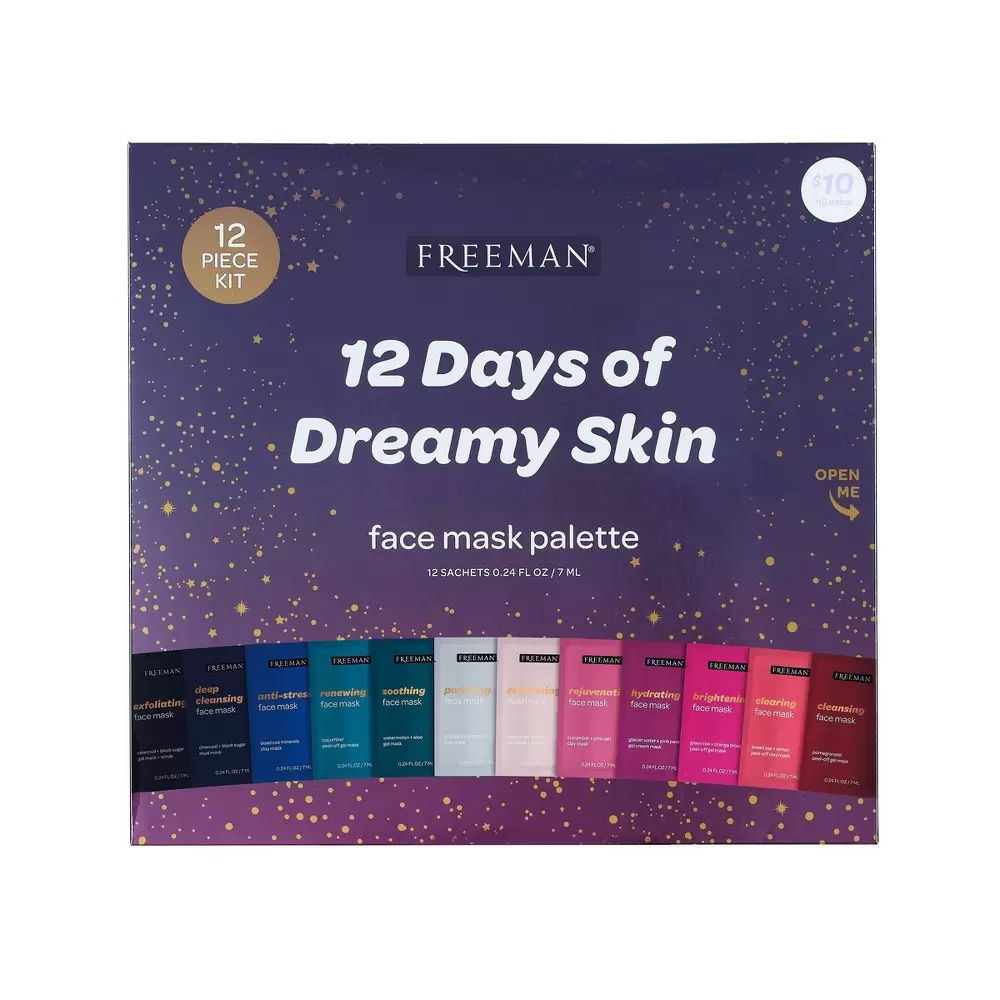 Photo 1 of Freeman 12 Days of Glow Mask Gift Set - 12ct
