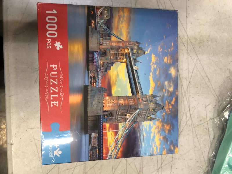 Photo 1 of Garlictoys Jigsaw Puzzles 1000 Pieces for Adults Tower Bridge para adultos Challenging Magical Youth Friends Family Fun Game Toy Gift
